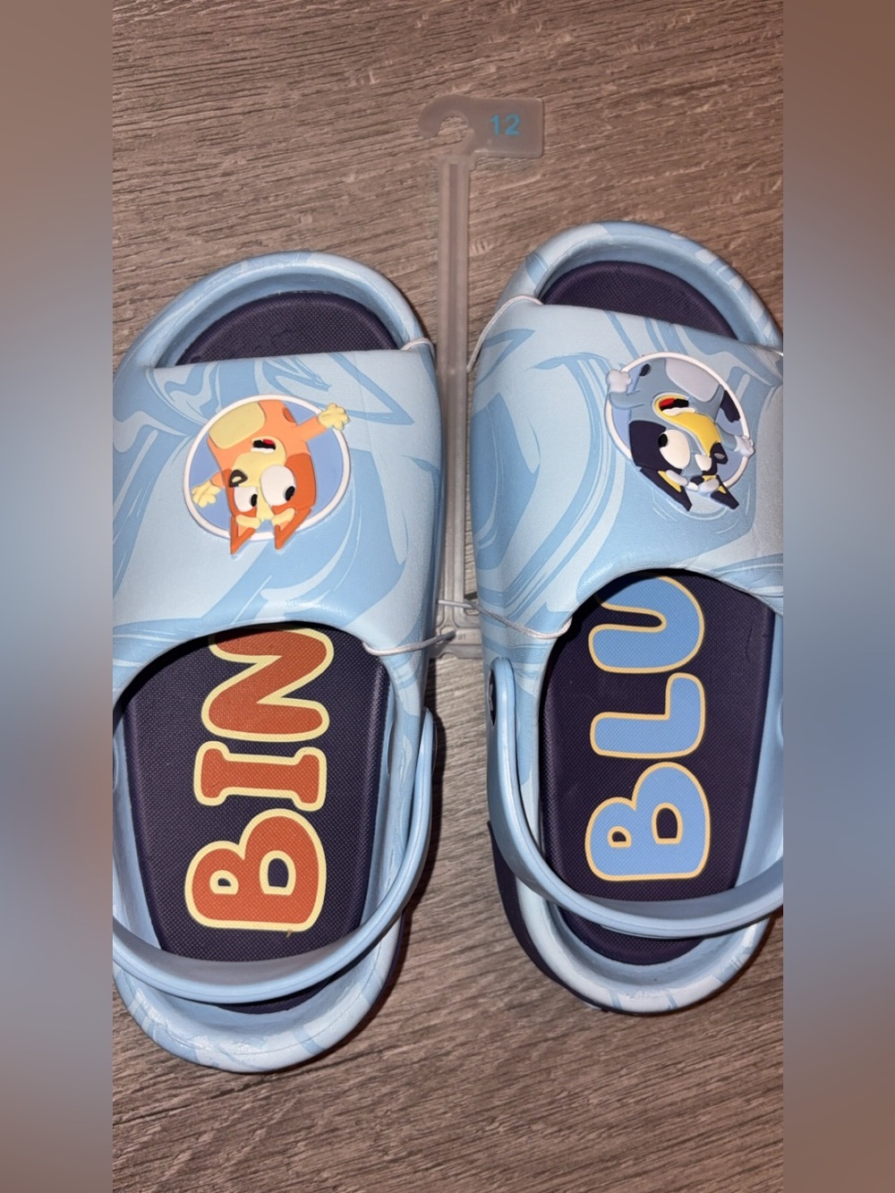 Bluey Kids Size 12 Sandals Slingback Open Toe Brand New W Tags - Picture 3 of 6